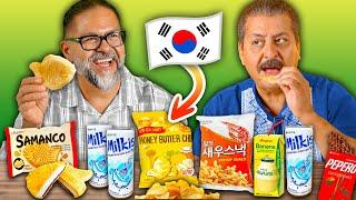 Mexican Dads Try Korean Snacks