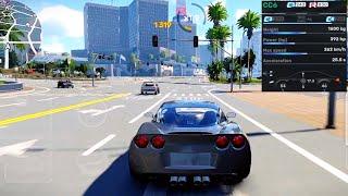 CarX Street Android 2023  392HP262KMH Chevrolet Corvette C6 Freeroam Drive Max Graphics