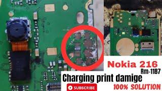 Nokia 216 rm-1187 charging jumper solution  Nokia 216 charging not show solution