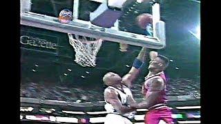 Scottie Pippen Dunks on Charles Barkley in Game 6 1993 Finals