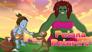 Krishna - The Putana Returns  Fun Kids Videos  Cartoons for Kids