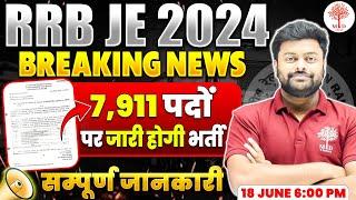 RRB JE NEW VACANCY 2024  JE VACANCY 2024  RRB JE 2024 NOTIFICATION  RRB JE SYLLABUS  AGE LIMIT