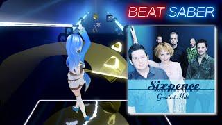 Beat Saber 🟥🟦 Sixpence None the Richer - Kiss Me Full Body Tracking