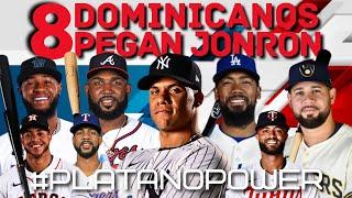 Juan Soto Ozuna Teoscar Gary Sánchez Jeremy Peña Bryan de la Cruz Castro y Leody pegan jonrón