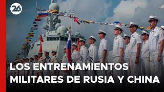 Comenzó la 2° fase de los entrenamientos militares de Rusia y China