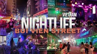 Crazy Nightlife at Bui Vien Walking Street #vietnam #hochiminhcity