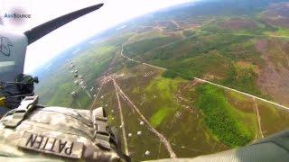 U.S. Army Airborne Jumpmaster POV Cam - Jumping from C-130