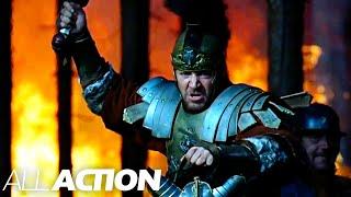 Maximus Leads Roman Army to Victory  Gladiator 2000  All Action