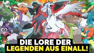 Die gesamte Lore der legendären Pokémon aus Einall