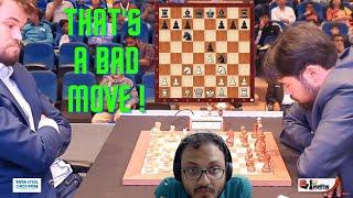 Nakamura blunders as early as move no.6 against Carlsen  Tata Steel Chess India 2019