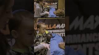 Two-year-old dog trainer using a bite sleeve #ytshorts #dog #dogdynasty #training #protection