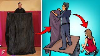 WORLDS 10 MOST FAMOUS MAGIC TRICKS FINALLY REVEALED  GREATEST MAGIC SECRETS