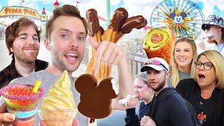 We Ate EVERYTHING At DISNEYLAND My Family Comes To Los Angeles