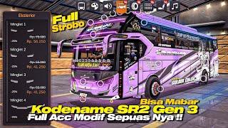 Kodename Terbaru Sr2 Gen 3 Full Acc Boneka & Strobo BUSSID