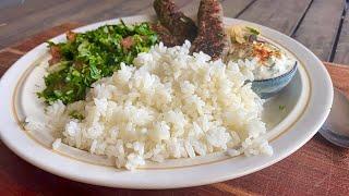 The Perfect Egyptian Rice   طريقة طبخ الرز المصري المفلفل