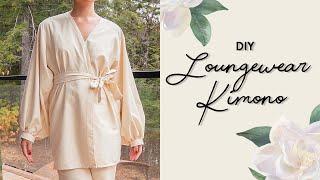 How to sew a Loungewear Set - Ivy Kimono sewing tutorial