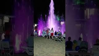 Танцующий фонтан в Архипо-Осиповке. Гостиничный комплекс Альбатрос. Поющий фонтан не для всех 