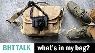Whats In My Bag Featuring the X-E4 and Domke F-803