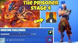 Fortnite STAGE 4 THE PRISONER KEY LOCATION UPDATE DAY 2 OVERTIME CHALLENGES UNLOCKS KEY Fortnite BR