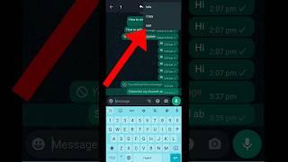 How To Edit WhatsApp Messages  WhatsApp Edit Message  WhatsApp New Update