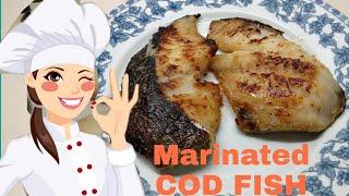 Marinated COD FISH