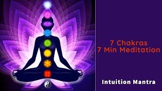 7 Chakra Healing  Beej Mantra  7 Min Meditation  7 चक्र ध्यान