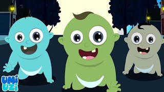 Three Zombie Babies Spooky Cartoon And Halloween Songs For Kids