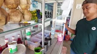 MANTUL  CUACA PANAS NIKMAT MINUM ES CAMPUR SINAR GARUT  INDONESIAN STREET FOOD