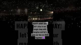 Happy Birthday to BTS biggest love and universe ARMY