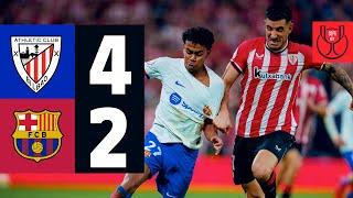 HIGHLIGHTS I ATHLETIC CLUB 4 vs 2 FC BARCELONA  COPA DEL REY 