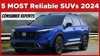 2024s The Top 5 Most Reliable And Fuel Efficient Compact SUVs - Consumer Reports