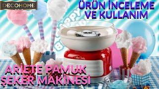 ARİETE PAMUK ŞEKER MAKİNESİ İNCELEME VE KULLANIM