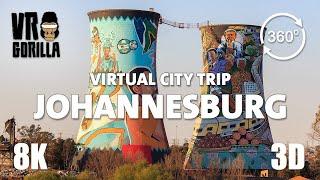 Guided VR Tour of Johannesburg South Africashort - Virtual City Trip -  8K 360 3D