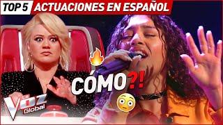 100% Unexpected SPANISH Songs on The Voice