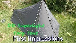 DD Superlight Tarp Tent - first impressions