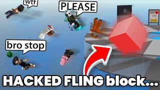 I Flung All Players in Natural Disaster Survival... Roblox Exploit Trolling