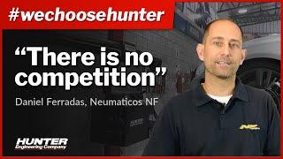 Hunter in its own league with Neumaticos NF in Buenos Aires
