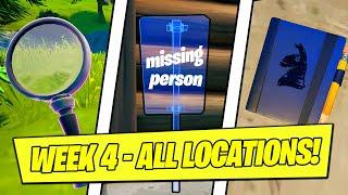 All Week 4 LEGENDARY QUEST Locations Search The Farm For Clues Favorite Places Doomsday Guide