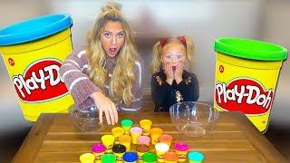 DONT CHOOSE THE WRONG PLAY DOH SLIME CHALLENGE