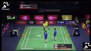 Thomas Cup 2022 Group D  Japan HokiKobayashi vs Malaysia Goh Sze FeiNur Izzuddin