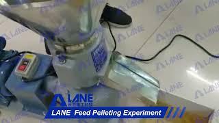 LANE Feed Pellet Machine Granulation Experiment