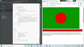 How To Make The National Flag Of Bangladesh By Html CSS Style  Wed Site Design With Html & Css