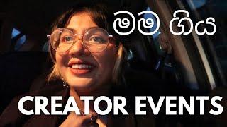 සිංහල Vlog  Content creator events  Glow up  Buying tea  Gamer event