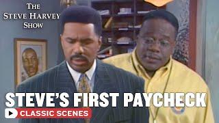 Steve Receives His First Paycheck  The Steve Harvey Show