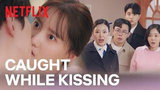 Jun-ho and Yoon-a’s friends catch them kissing  King the Land Ep 11 ENG SUB