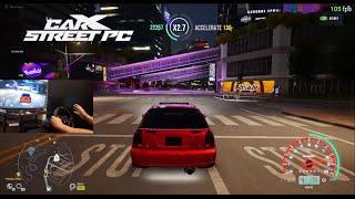 CARX STREET PC - LOGITECH G920 WHEEL SETTINGS - 10.000RPM HONDA CIVIC EK9 TYPE R - SHORT CRUISE