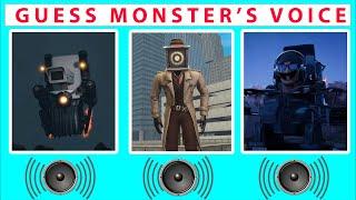 GUESS MOSTERS VOICE  QUIZ FOR ALL # 18