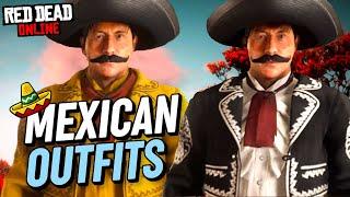 MEXICAN OUTFITS Red Dead Online Zorro Three Amigos Flaco Hernandez RDR2