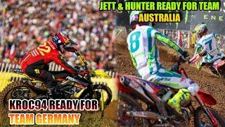 Ken Roczen Ready To Race Motocross of Nation 2024 Jett and Hunter For Team Australia.