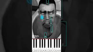 Skibidi Toilet  Different Moods @musicoscinicos - Octave Piano Tutorial